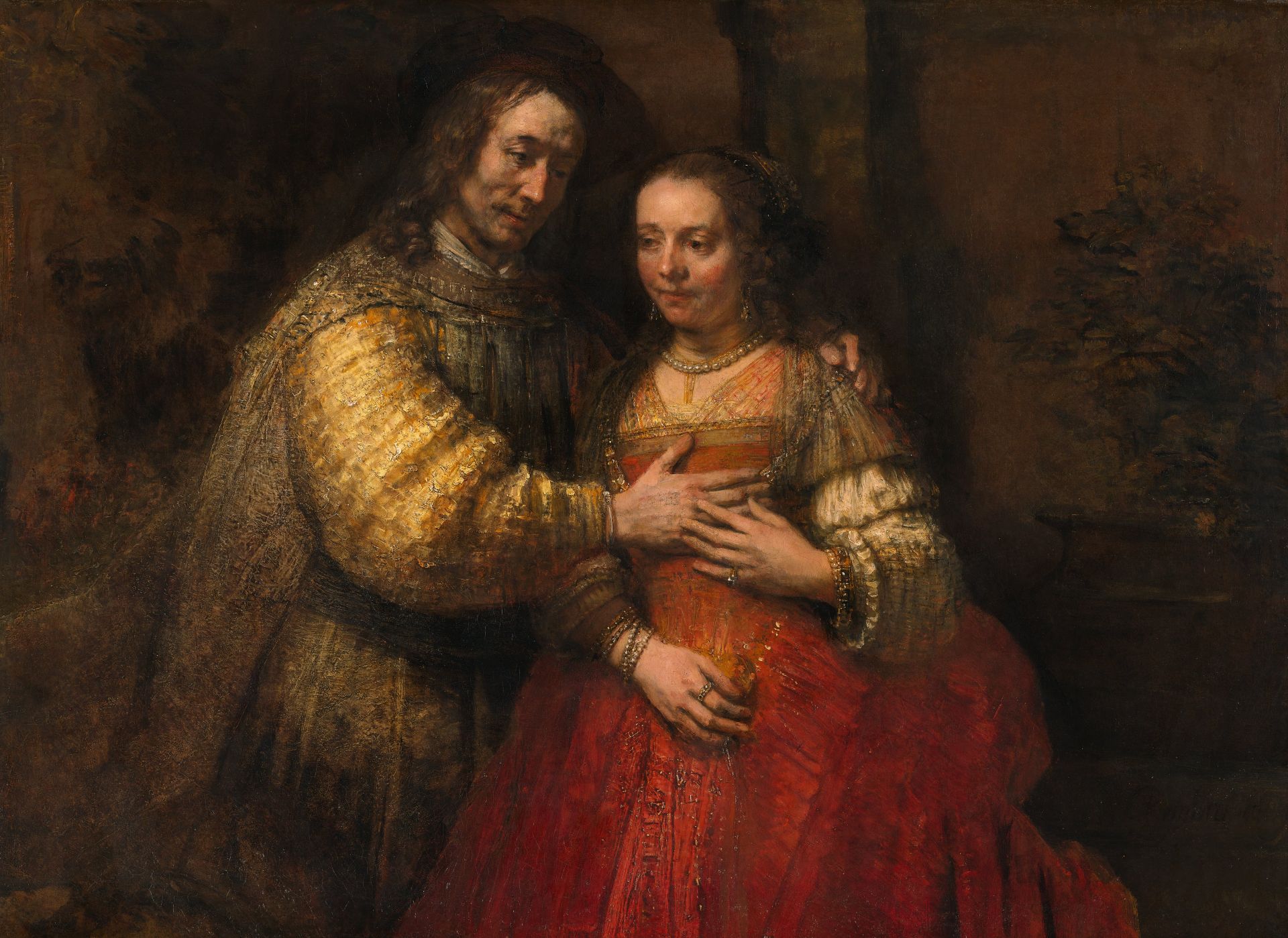 Rembrandt - The Jewish Bride 